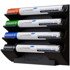 LEGAMASTER Mágneses táblafilctartó fehértáblákhoz, fehér filctoll, marker
