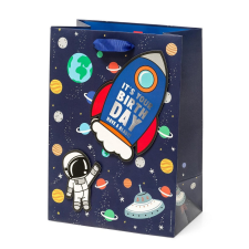 Legami Srl Legami ajándéktasak (M 19x25x11,5 cm), űrhajós PARTY ajándéktasak