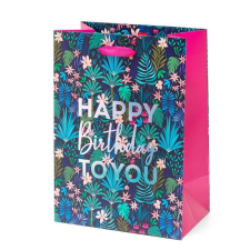 Legami Srl Legami ajándéktasak (M 19x25x11,5 cm), virágos PARTY ajándéktasak