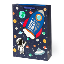 Legami Srl Legami ajándéktasak (XL 43x31x11,5 cm), űrhajós PARTY ajándéktasak