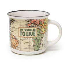 Legami Srl Legami porcelánbögre, 350ml, térképes (ETELE) bögrék, csészék