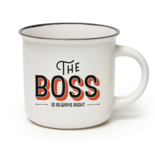 Legami Srl Legami porcelánbögre, 350ml, The Boss HOME bögrék, csészék