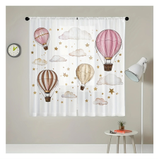  Légballonos dekor függöny 132 x 160 cm 2 db FY96590K lakástextília