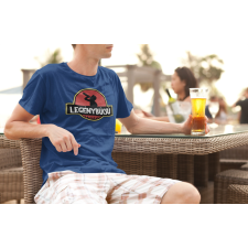  Legénybúcsú Jurassic park kék póló ajándéktárgy