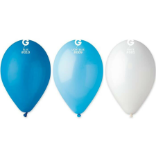 Léggömb, 26 cm, kék party kellék
