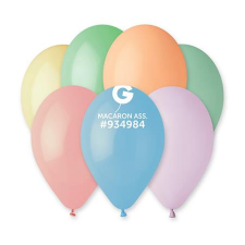 . Léggömb, 26 cm, vegyes pasztel színekben party kellék