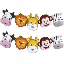 Léggömb Girland Farm állatok 206x34cm Születésnapi dekoráció party kellék