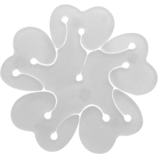 Léggömbtartó, Flippy, Virág alakú, Kétrétegű, 11 Léggömbhöz, 8x8cm, 4,6g party kellék