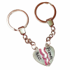  Legjobb barátok pink kristályos páros kulcstartó, 2 db