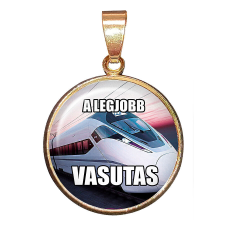 Legjobb vasutas medál lánccal vagy kulcstartóval medál