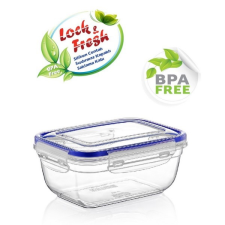  Légmentesen záró 8 dl szögletes ételdoboz papírárú, csomagoló és tárolóeszköz