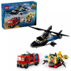 LEGO City Helikopter, tűzoltóautó és tengeralattjáró egy csomagban 60462