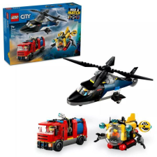 LEGO City Helikopter, tűzoltóautó és tengeralattjáró egy csomagban 60462 lego