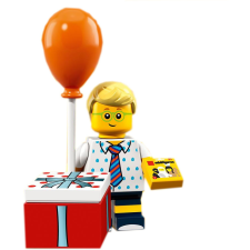 LEGO COL18-16 LEGO® Minifigurák 18. sorozat Születésnapi zsúrozó fiú lego
