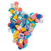 LEGO DOTS 41916 Extra Csempék - 2. sorozat