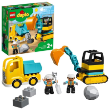 Lego Duplo - Teherautó és lánctalpas kotrógép lego