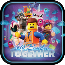 LEGO Movie, Lego kaland Papírtányér 8 db-os 23 cm party kellék