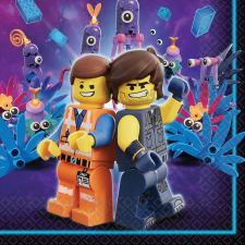  Lego Movie, Lego kaland szalvéta 16 db-os, 33*33 cm mintás szalvéta