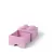 LEGO Tárolódoboz, fiókos, LEGO Brick, rózsaszín (L40051738)
