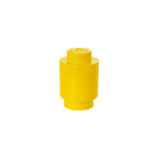 LEGO Tárolódoboz, henger, LEGO, sárga (L40301732) bútor