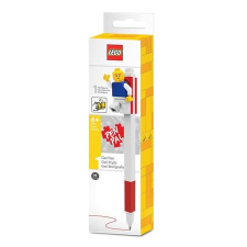 LEGO Zseléstoll, 0,7 mm, kupakos, mini figurával, LEGO, piros (L52602) toll