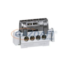 LEGRAND 004850 Lexic elosztókapocs IP2 4 fázis csatlakozás fekete villanyszerelés