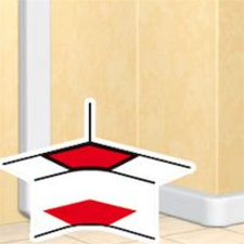LEGRAND 010602 dlp 50 mm mély csatornához belső könyök villanyszerelés
