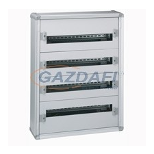 LEGRAND 020004 XL3 160 4 sor 96 mod fém fali előszerelt elosztószekrény villanyszerelés