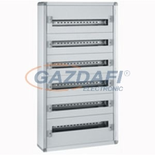 LEGRAND 020006 XL3 160 6 sor 144 mod fém fali előszerelt elosztószekrény villanyszerelés