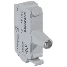 LEGRAND 022981 Osmoz csavaros aljzat - 2 Z/Ny 24V~/= - piros villanyszerelés