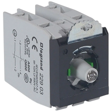 LEGRAND 022982 Osmoz csavaros aljzat - 2 Z/Ny 24V~/= - zöld villanyszerelés