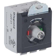 LEGRAND 023004 Osmoz csavaros aljzat - Z+Ny 24V~/= - piros villanyszerelés