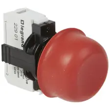 LEGRAND 023711 Osmoz süllyesztett nyomógomb - Ny - piros IP67 villanyszerelés