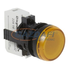 LEGRAND 023754 Osmoz süllyesztett nyomógomb 24V~/= Z+Ny - sárga villanyszerelés