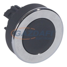 LEGRAND 023816 Osmoz extralapos nyomógomb - fekete Ø30 villanyszerelés