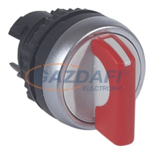 LEGRAND 023901 Osmoz forgatókaros 2 fix V állású kapcsoló - piros villanyszerelés