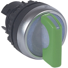 LEGRAND 024055 Osmoz forgatókaros 3 állású visszaugrós világító kapcsoló - zöld ( Legrand 024055 ) villanyszerelés