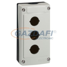 LEGRAND 024203 Osmoz üres doboz 3 lyuk - szürke villanyszerelés