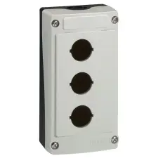 LEGRAND 024203 Osmoz üres doboz 3 lyuk - szürke villanyszerelés