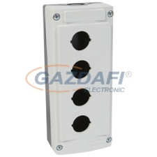 LEGRAND 024204 Osmoz üres doboz 4 lyuk - szürke villanyszerelés