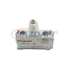LEGRAND 024271 Osmoz csavaros fényforrás elem, tokozatra - piros 230V ~ villanyszerelés