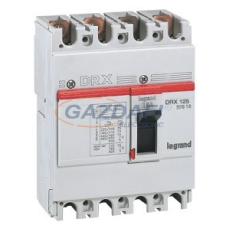 LEGRAND 027037 DRX100 4P 20 kA 75A t.m. kompakt megszakító villanyszerelés