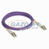 LEGRAND 032611 LEGRAND patch kábel, optika, OM3 (PC) multimódusú, SC/SC, duplex, 50/125 um, LSZH (LSOH), lila, 3 méter