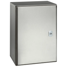 LEGRAND 035202 Atlantic 304L rozsdamentesfém elelmiszeripari elosztószekrény 500x400x200 tömör ajtóval villanyszerelés