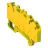 LEGRAND 037279 Viking3 védőföldsorkapocs 4mm2 4 vezetékes, 2-2 be/kimenet fémtalap 1 em. rugós