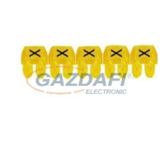 LEGRAND 038323 CAB3 0,5-1,5 X jelölő sárga villanyszerelés