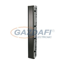 LEGRAND 046426 LEGRAND LCS2RACK, függőleges rendező, zárt rácsos kábeltálcás, ajtóval, 42U, 1970x165x204 villanyszerelés