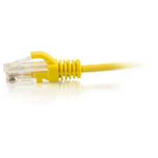 LEGRAND 051550 patch kábel, Cat6A, árnyékolt, 0,5m, sárga kábel és adapter