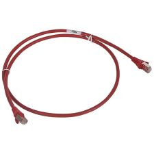 LEGRAND 051854 patch kábel RJ45-RJ45 Cat6 árnyékolt (F/UTP) LSZH (LSOH) 1 méter piros d: 6mm AWG26 LCS3 ( Legrand 051854 ) egyéb hálózati eszköz