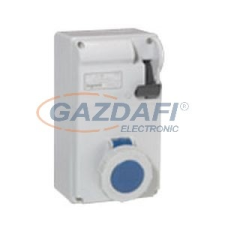 LEGRAND 056629 P17 Tempra Dafrkr-322k06 m 230V IP55 reteszelt aljzat villanyszerelés